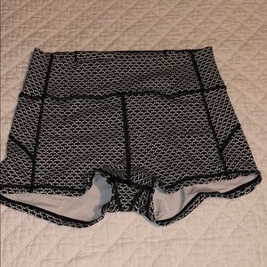 RARE Lululemon In Movement spandex booty shorts